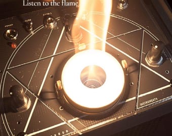 Das Ritual  experimental synthesiser with a real flame