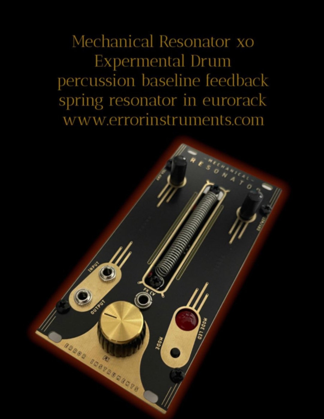 Mechanical Resonator Eurorack Etsy