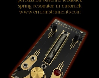 Mechanical resonator eurorack