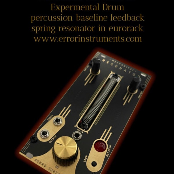 Mechanical resonator eurorack