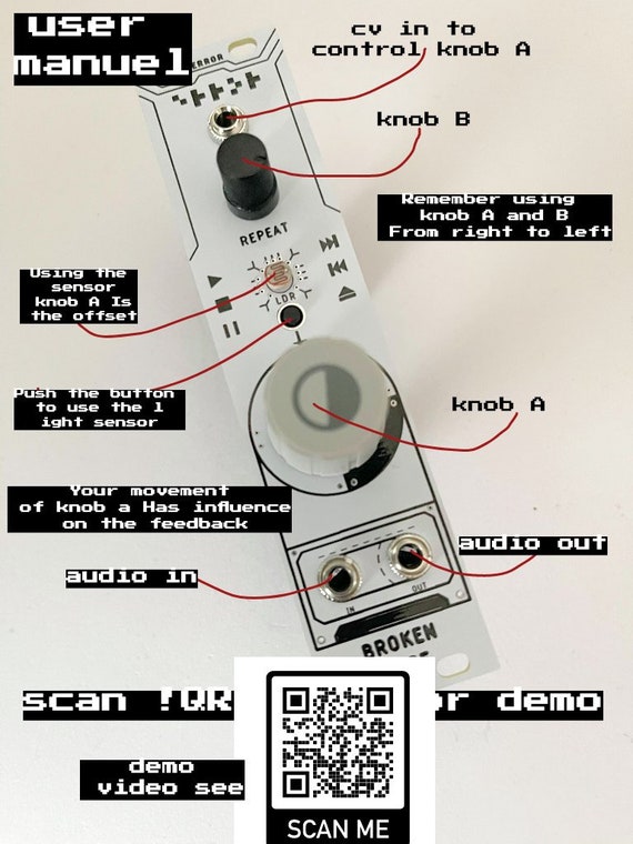 Broken TAPE Simulator . V2 Black - Etsy