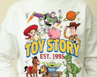 Retro Toy Story Characters PNG, Family Vacation SVG (Digital Download)
