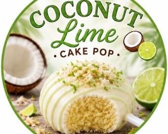 Coconut Lime Cake Pops