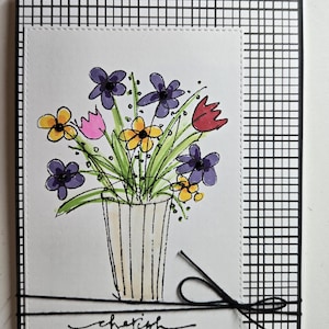 Sympathy Card. Handmade.  Bereavement.  Grief.  Loss.  Mourning.  Encouragement.  Inspirational. Unisex.  For Him.  For Her.