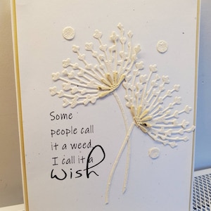 Handmade Card .  Friendship.  Encouragement. Whimsical.Just Because . Thinking of You. Love. Hello. Inspirational.