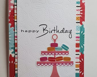 Birthday Card. Handmade Card.    Unisex.  For Her.  For Him.  Happy Birthday. Whimsical