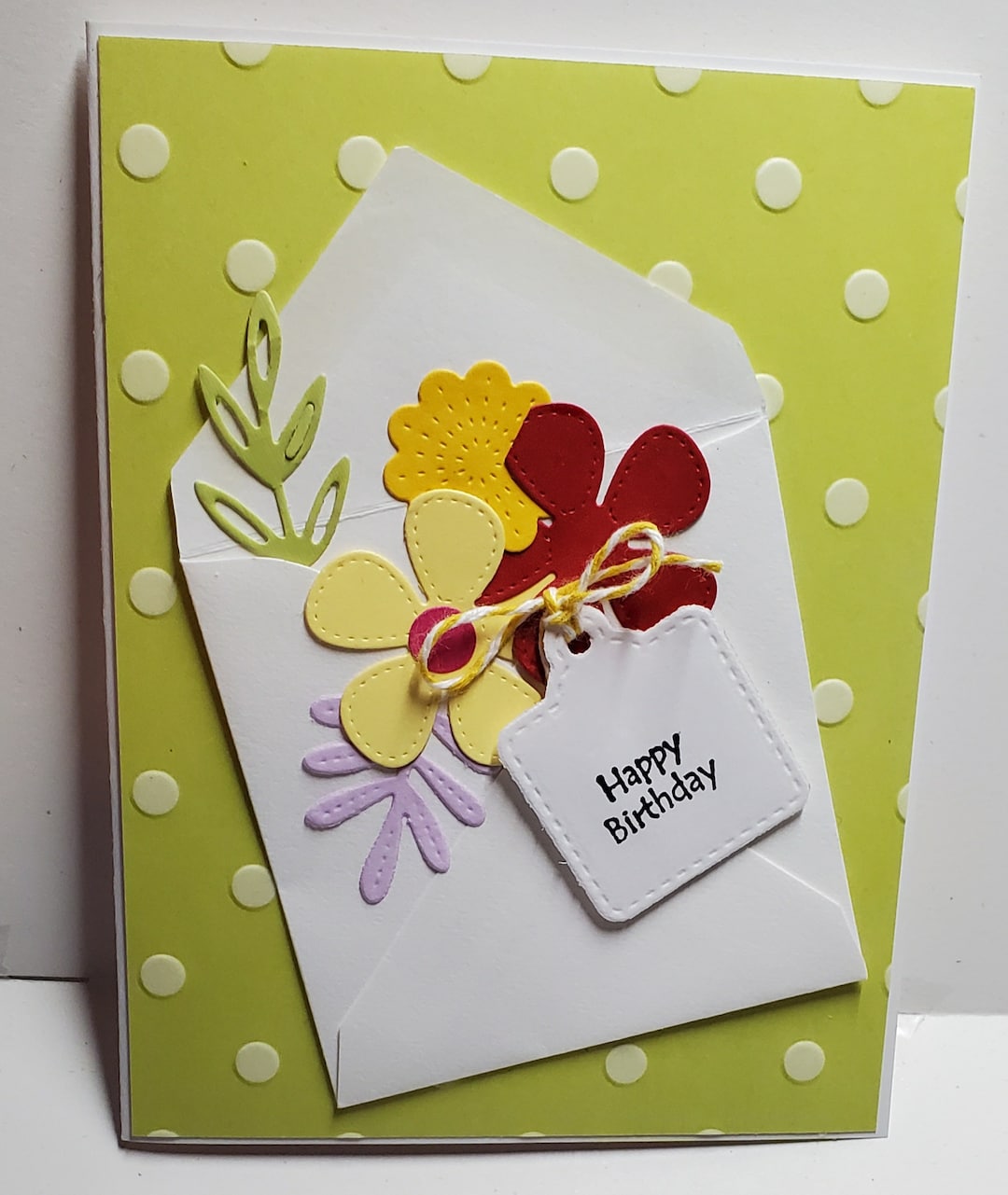 Birthday Card. Handmade Card. for Her. Feminine. Floral. - Etsy