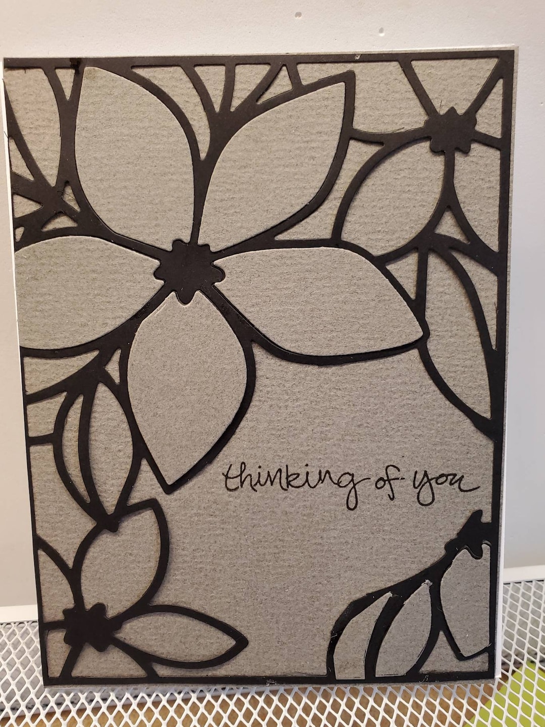 Hand Made Die Cut Sympathy Card. Grief. Mourning a Loss. Etsy