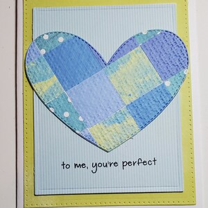 Handmade Card. Encouragement. Just Because. Thinking of You. For Him. Unisex. Friendship. For Her. Love. Inspirational. Child. Heart image 2