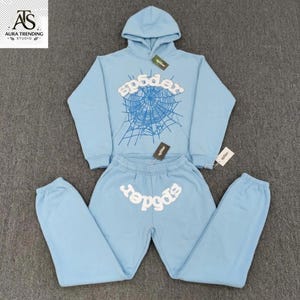 Sp5der hoodie sky blue - Etsy 日本