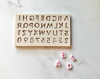 MINI ALPHABET & NUMBERS mold