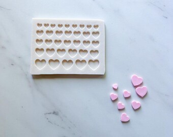 MOLDE DE CORAZÓN VARIADO