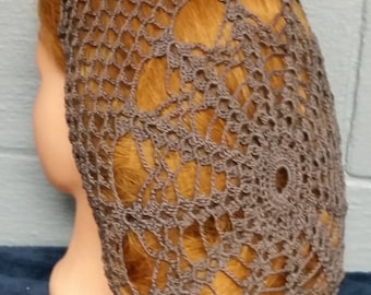 Pine Pattern Fancy Snood in Cotton Thread-3 Lengths available