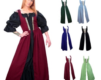 Irish Renaissance Dresses in polyester