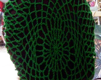 Open Weave Fancy Snood in Cotton Thread