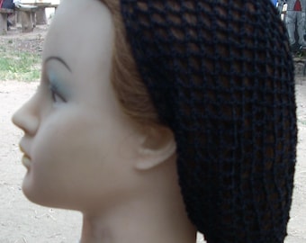 Cotton Handmade Hair Snood in my Standard Pattern-3 Lengths available