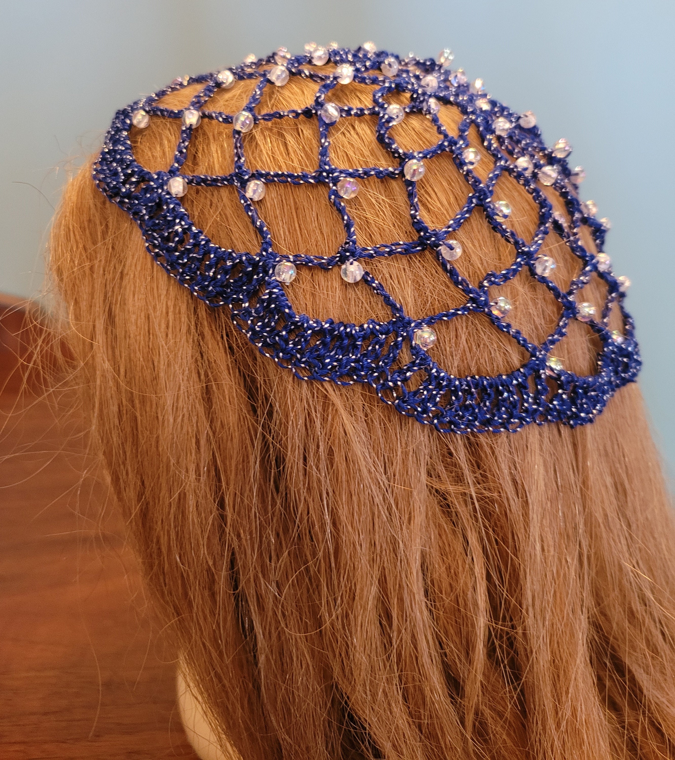 Juliet Cap Beaded in Metallic Combination Thread. - Etsy Juliet Cap Beaded in Metallic Combination Thread. - Etsy