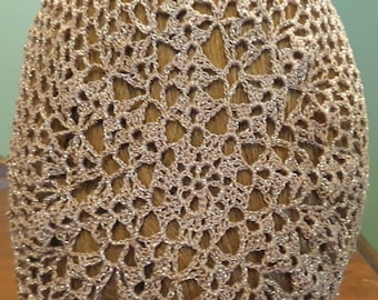 Lacy II Snood in Cotton/Metallic Combination Thread