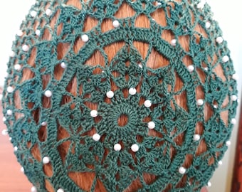 Berka Shell Beaded Hair Snood - Beaded on alternating rows -8" Regular Length
