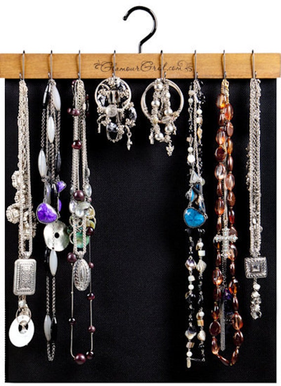Cocopin Hanging Jewelry / Earring Organizer *NICE* NIB Tan & Teal