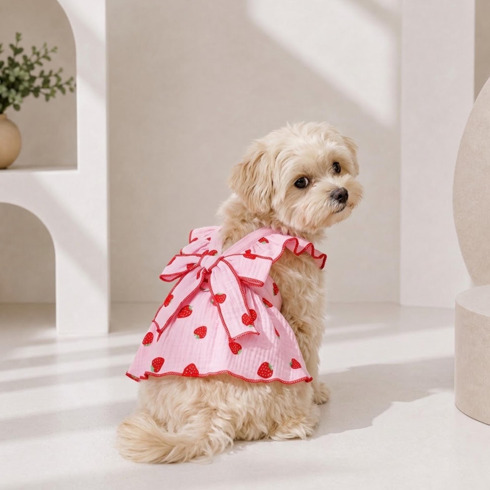 Strawberry Dog Dress - Etsy