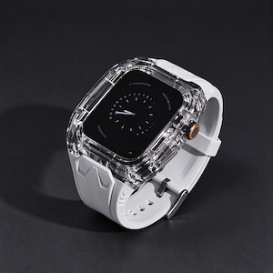 Herr Sport Mod Kit Apple Watch-armbandsfodral, robust silikonarmband för Apple Watch Ultra 2, S11 10 9 8 7 se, klocktillbehör för företag och utomhusbruk