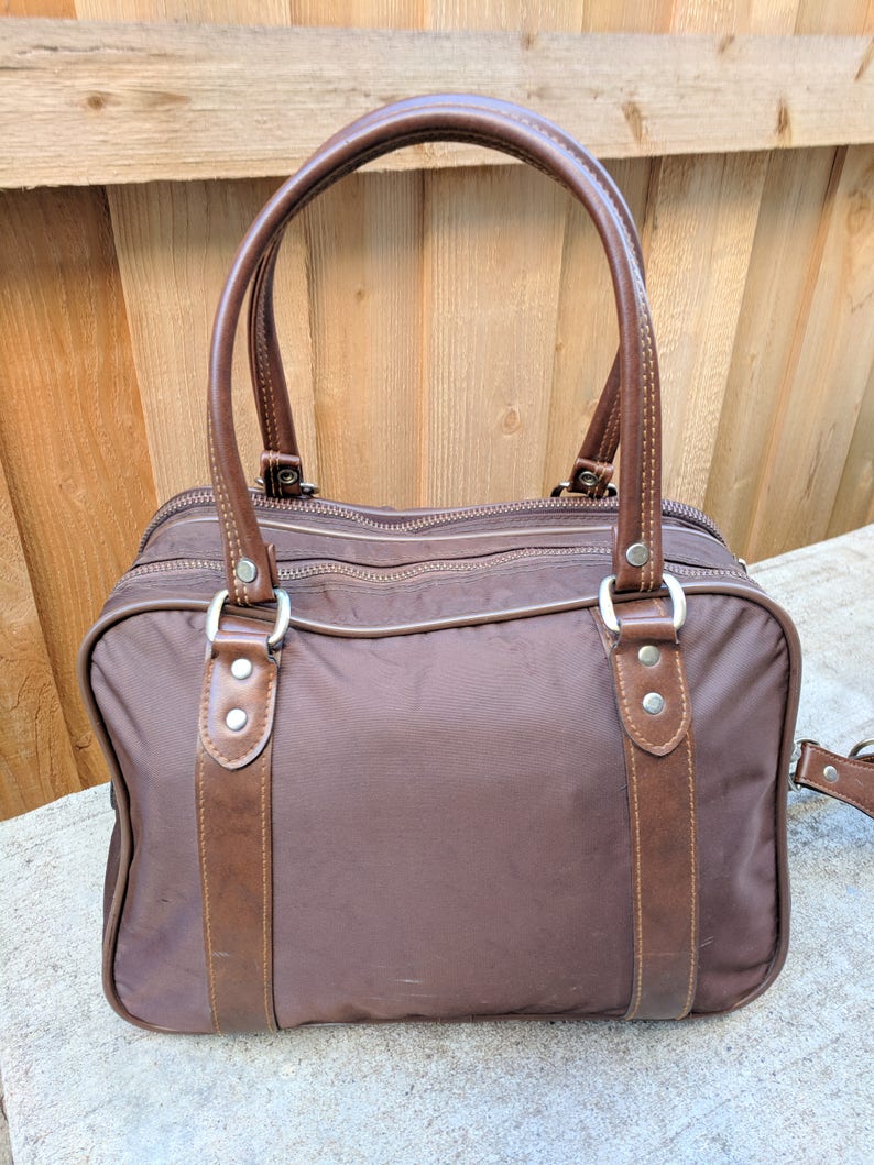 Sac Fourre-tout Vintage Ricardo Beverly Hills Santa Cruz - 17x13x8 Pouces, Rouge, à Roulettes