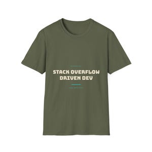 Stack Overflow Driven Development | T-shirt | IT-humor Sysadmin bild 3