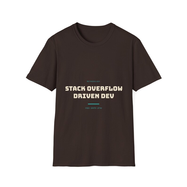 Stack Overflow Driven Development | T-shirt | IT-humor Sysadmin bild 2