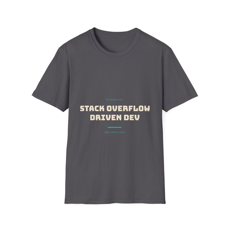 Stack Overflow Driven Development | T-shirt | IT-humor Sysadmin bild 5