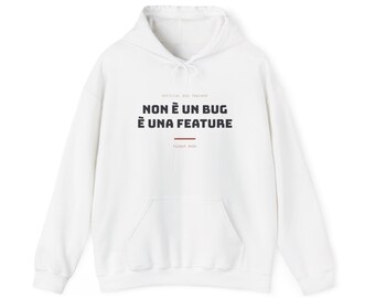 Det är inte en bugg, det är en funktion | Hoodie | IT Humor Sysadmin
