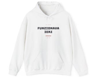 Es hat gestern noch funktioniert | Hoodie | IT-Humor für Systemadministratoren