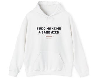Sudo, mach mir ein Sandwich | Hoodie | IT-Humor, Systemadministrator