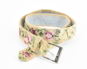 50s/60s Needle Bloom belt