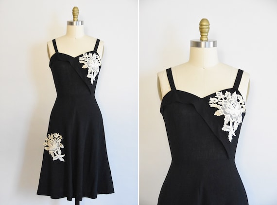 1950s Evening Bloomer dress