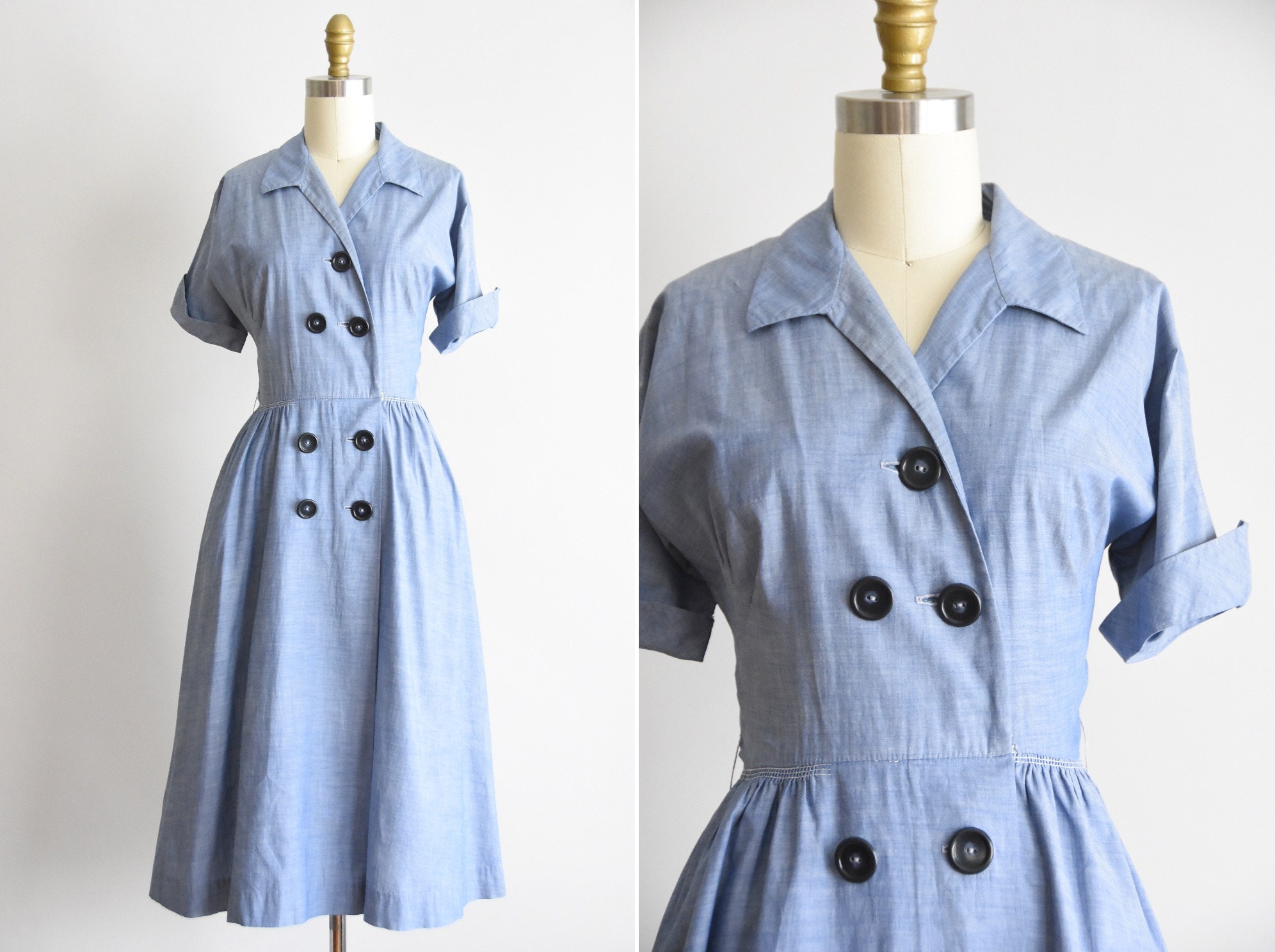 1950s Lucky 7 Dress - Etsy