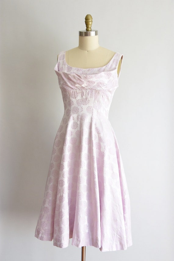 1950s Soft Spoken dress / vintage 50s cocktail dr… - image 3