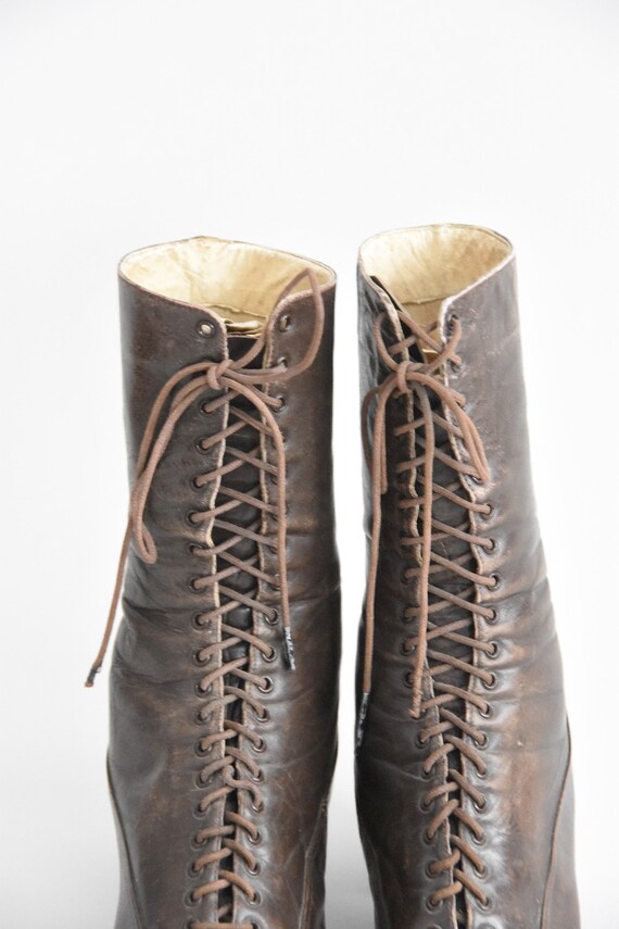 Antique March On Washington boots - image 6