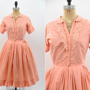1950s That's My Peach dress