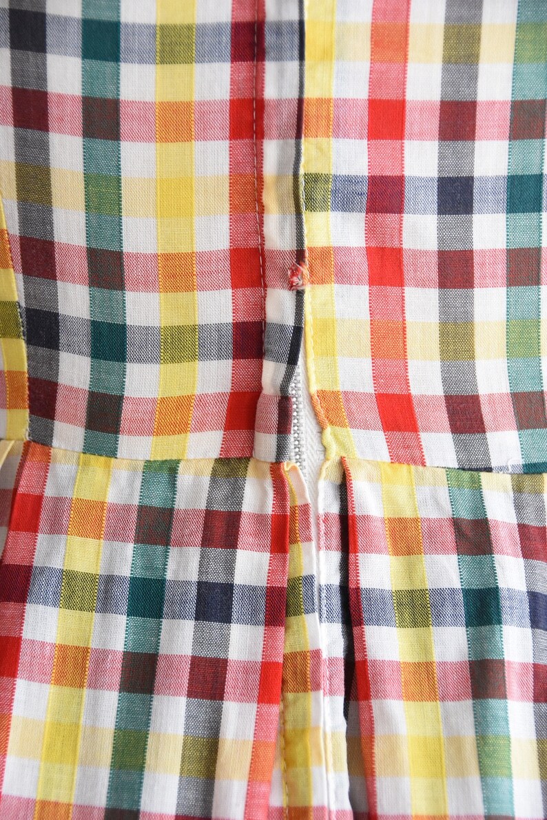 1950s Brighter Horizons Dress Vintage 50s Cotton Daydress Etsy