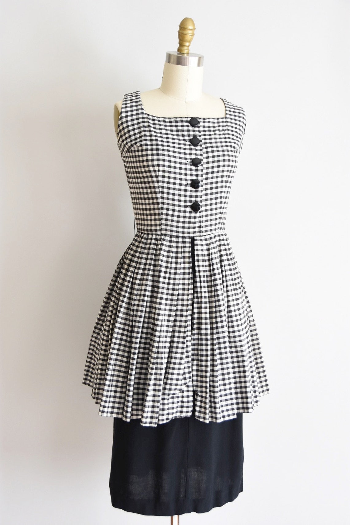 1950s Game of Chess Dress - Etsy