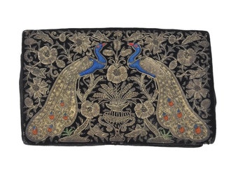 1930s PEACOCKS purse