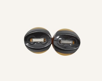 LT 1930s Jet & Honey belt buckle