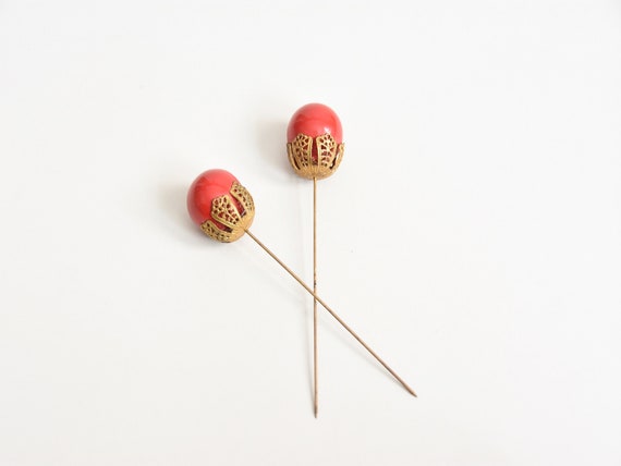1930s Cherry On Top pin set
