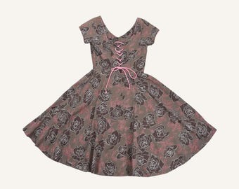 Vestido de algodón Bloom & Bind de los años 50