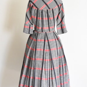 1950s Mad Plaid dress image 7