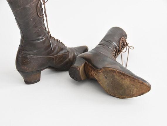 Antique March On Washington boots - image 9