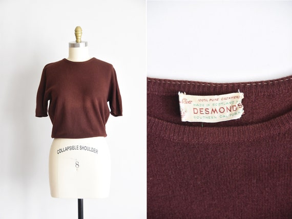 1950s Bourbon Neat cashmere