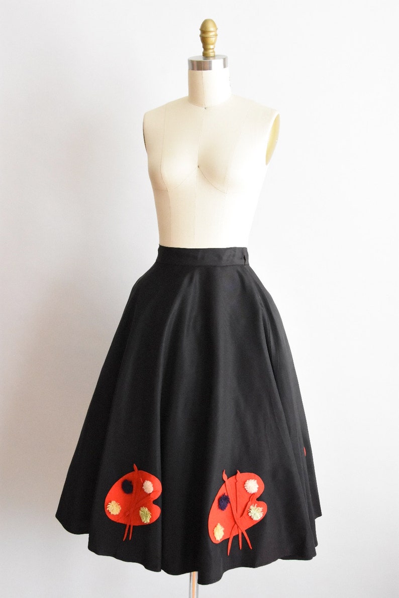 1950s Art Story skirt image 2