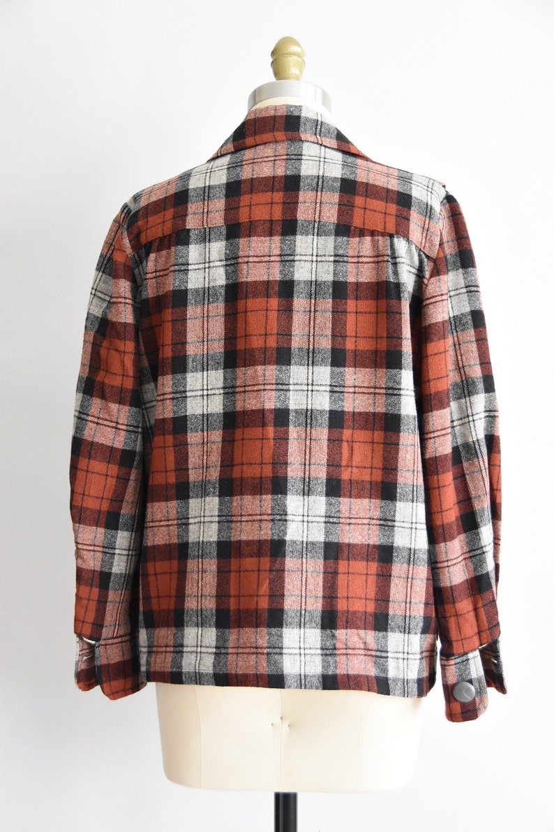 1950s Lumber Lassie jacket / vintage 50s plaid jacket / Driftwood Casual 49er style jacket image 4